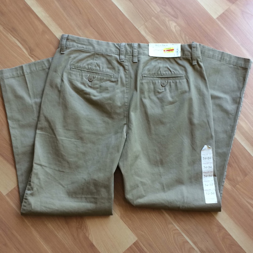 Straight leg Sonoma khaki pants - Picture 6 of 8